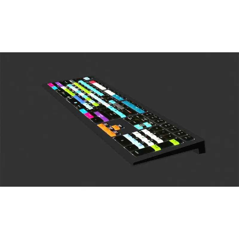 Logickeyboard Avid Media Composer Astra 2 teclado universal USB QWERTY alemán gris