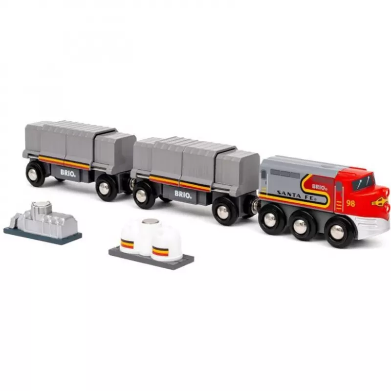 Tren BRIO World Santa Fe Train Trains of the World multicolor