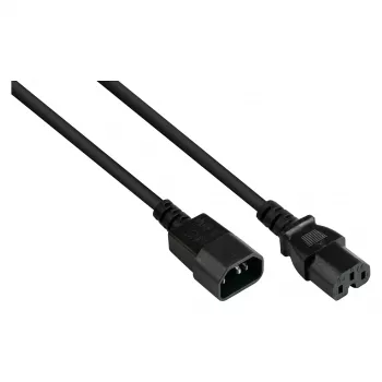 Good Connections Conector macho para dispositivos IEC – conector macho para dispositivos térmicos C14 a C15 negro 5m