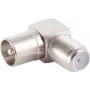Adaptador en ángulo IEC ShiverPeaks BS85209 — conector hembra IEC C13 a conector macho IEC C14 en ángulo recto