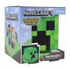 Luz Paladone Minecraft Creeper diseño 3D PP6595MCFV3 — lámpara de mesa/colgante