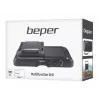 Tostadora Beper P101TOS501 — tostadora eléctrica de acero inoxidable para 2 rebanadas