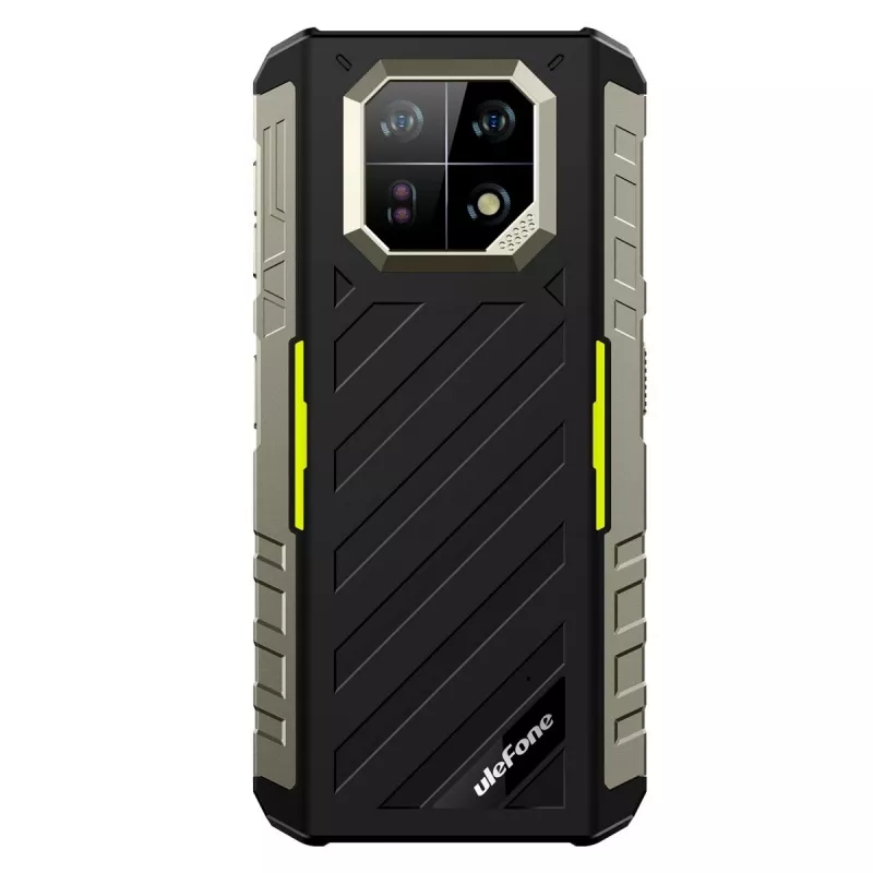 Smartphone robusto UleFone Armor 22 4G, 9 GB RAM, 128 GB almacenamiento, IP69K, Verde