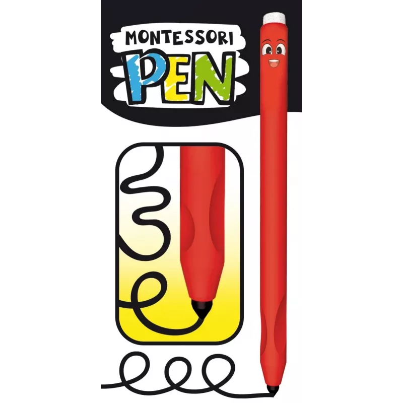 Set de aprendizaje Montessori de escritura con lápiz y 18 tableros