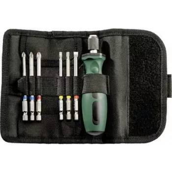 Bolsa enrollable de puntas Metabo 626723000 SP Set de puntas de destornillador, 7 piezas