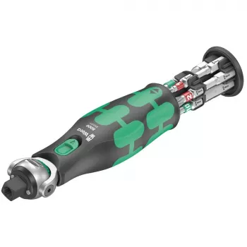 Wera Zyklop 8009 Pocket Imperial Set 1 - destornillador de carraca con juego de puntas