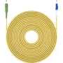 Goobay 59649 cable de fibra óptica 2 m SC/APC LC/UPC FTTH OS2 amarillo (59649)