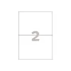 Avery 3655 Etiquetas autoadhesivas Rectangulares Permanente Blanco 200 uds.