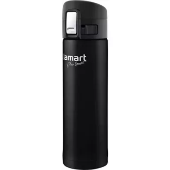 Vaso térmico LAMART LT4045 400 ml acero inoxidable vaso de viaje con aislamiento al vacío, Ø 6,4 cm