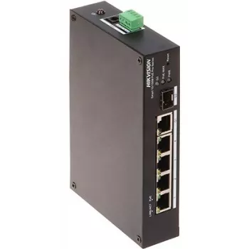 Switch gestionado Hikvision DS-3T1306P-SI/HS L2 PoE 5 puertos 10/100