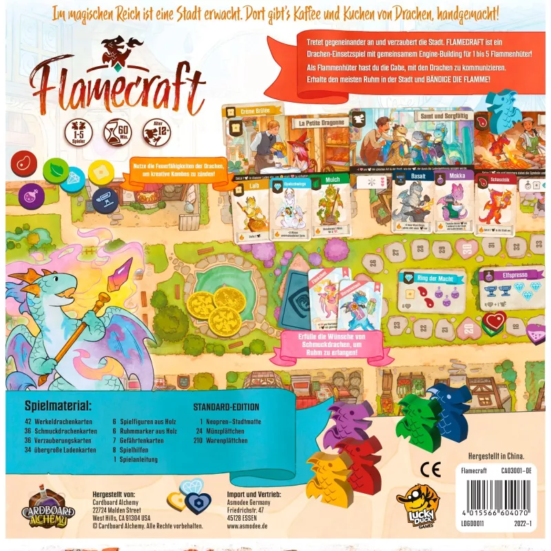 Flamecraft, juego de mesa