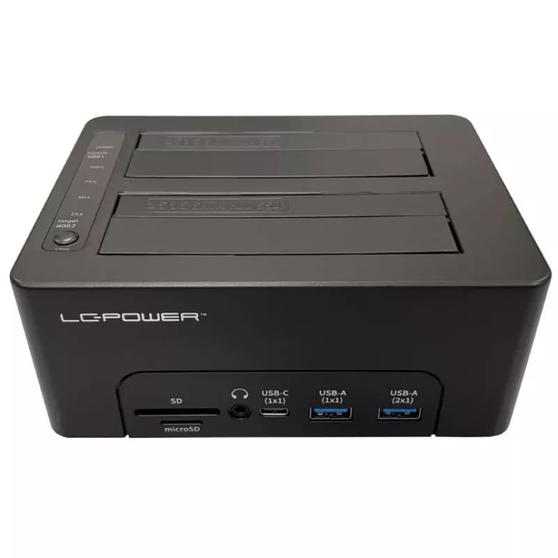 Base de acoplamiento LC-Power USB 3.2 Gen 2x1