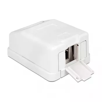 Carcasa eléctrica DeLOCK 86235 blanca ancho 65 mm profundidad 47 mm alto 29 mm