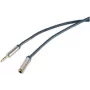 Cable de audio ShiverPeaks SP30811-schlank 0,75 m 3,5 mm azul cromo
