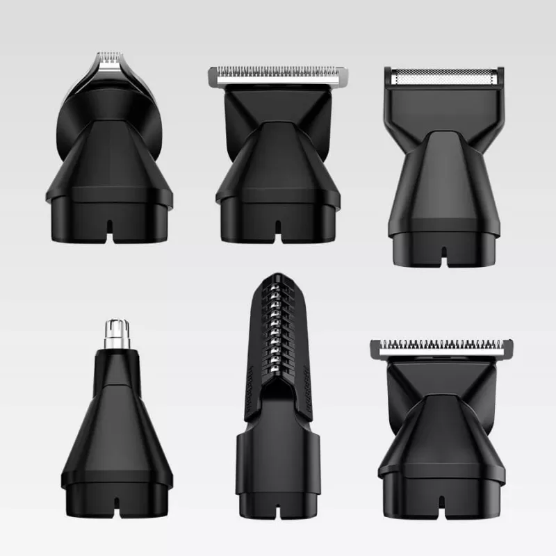 Set cortapelos Maestro MR-660 6 en 1 USB recargable con cuchillas ajustables