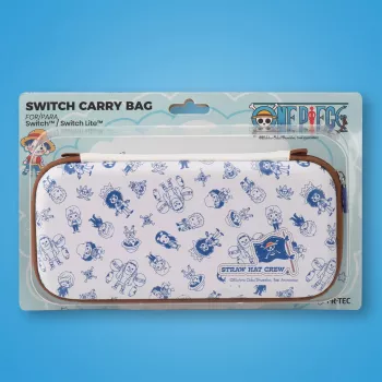 Funda de transporte FR-TEC One Piece Bag Chibi Nintendo Switch azul marrón blanco