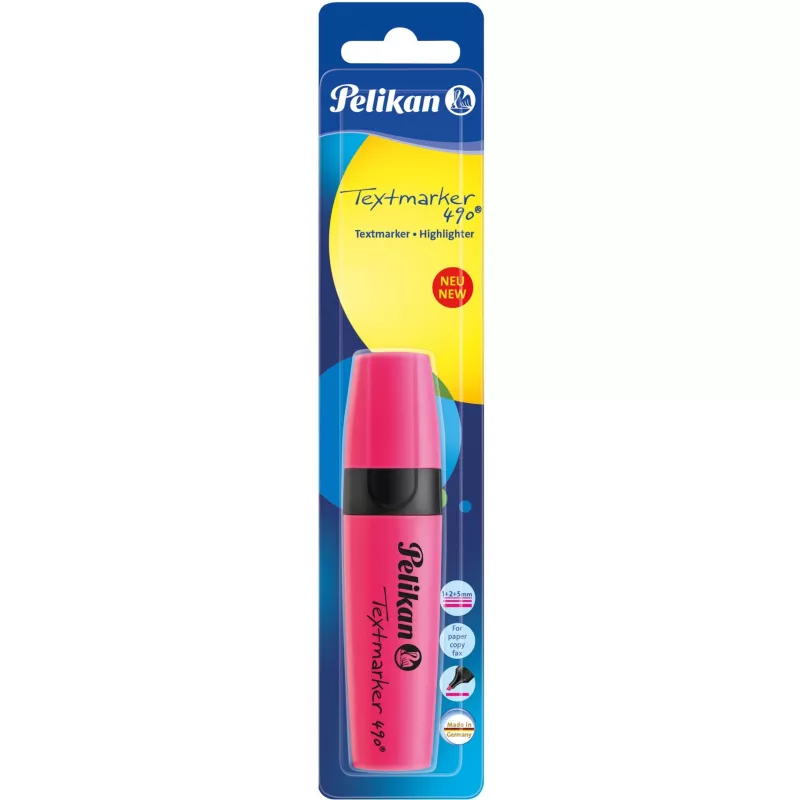 Rotulador fluorescente Pelikan 490 rosa