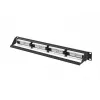 Patch panel 1U LANBERG PPUA-1024-B, 24 puertos, Cat6a, U/UTP, rack 1U, profundidad 102 mm, metal, negro