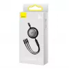 Baseus CAMJ010101 Bright Mirror 2 Series cable USB 3 en 1, 66 W, 1 m, negro