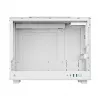 Caja de ordenador DeepCool CH160 PLUS WH Small Form Factor blanca, microATX, cristal templado, USB-C