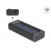 DeLOCK 64326 Hub de interfaz USB 3.2 Gen 2 (3.1 Gen 2) Type-C 10000 Mbit/s Negro