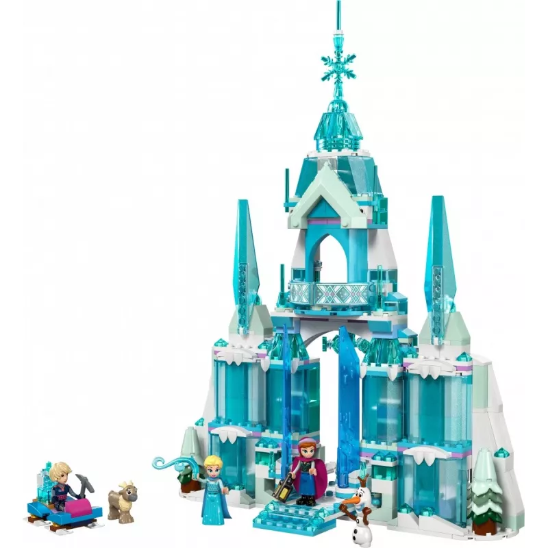 Juguete de construcción LEGO Disney Princess Palacio de Invierno de Elsa 43244 — set de construcción para juego imaginativo