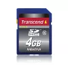 Memoria flash Transcend 4 GB SDHC Class 10 TS4GSDHC10