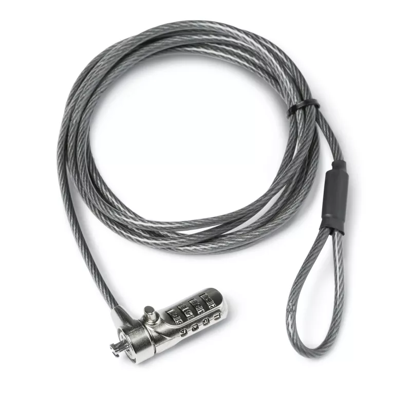 Candado de combinación DICOTA Stand-alone Notebook Security Pro negro acero inoxidable