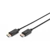 Cable de conexión DisplayPort con bloqueo 1080p 60Hz FHD Type DP / DP macho / macho negro 1m