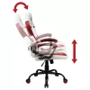 Silla de oficina Subsonic SA5573-AC1 asiento acolchado respaldo acolchado blanco