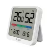 Sensor de temperatura y humedad interior SAVIO CT-01/W, pantalla LCD, -10–55 °C, 10–99 % HR, pila CR2032