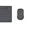 Conjunto de teclado y ratón WKM-200 negro