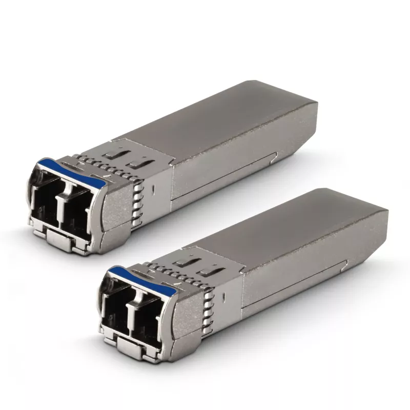 Extralink EX.35917 módulo transceptor SFP+ 10G, 1310 nm, 2 km, monomodo, DOM, pack de 2
