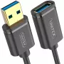 Cable USB UNITEK Y-C457GBK USB 3.2 Gen 1 (3.1 Gen 1) 1 m USB A negro