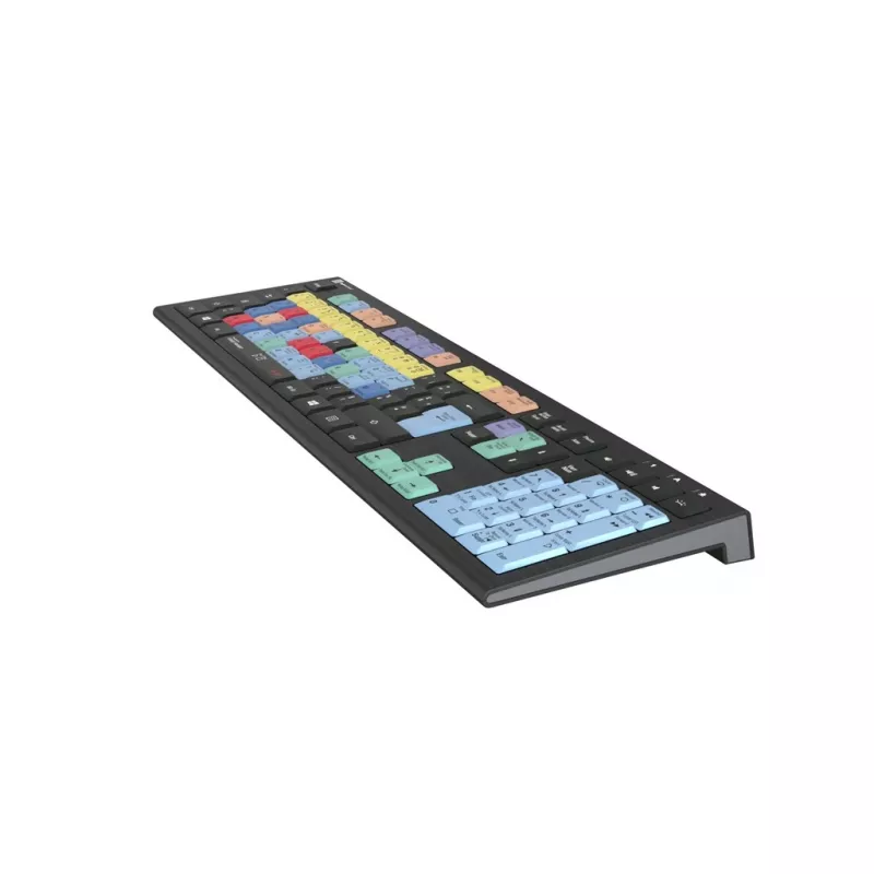 Teclado Logickeyboard LKB-CBASE-A2PC-FR universal USB AZERTY francés negro