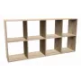 Top E Shop MALAX 2X4 SONOMA librería para salón