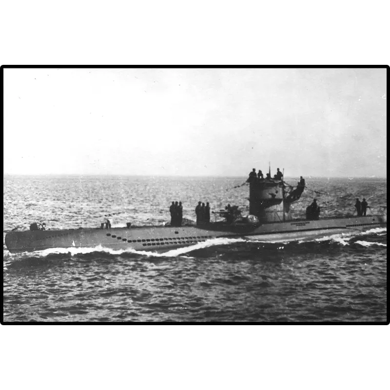 Modelo a escala de submarino Cobi Type VIIC 1:300, set 4857
