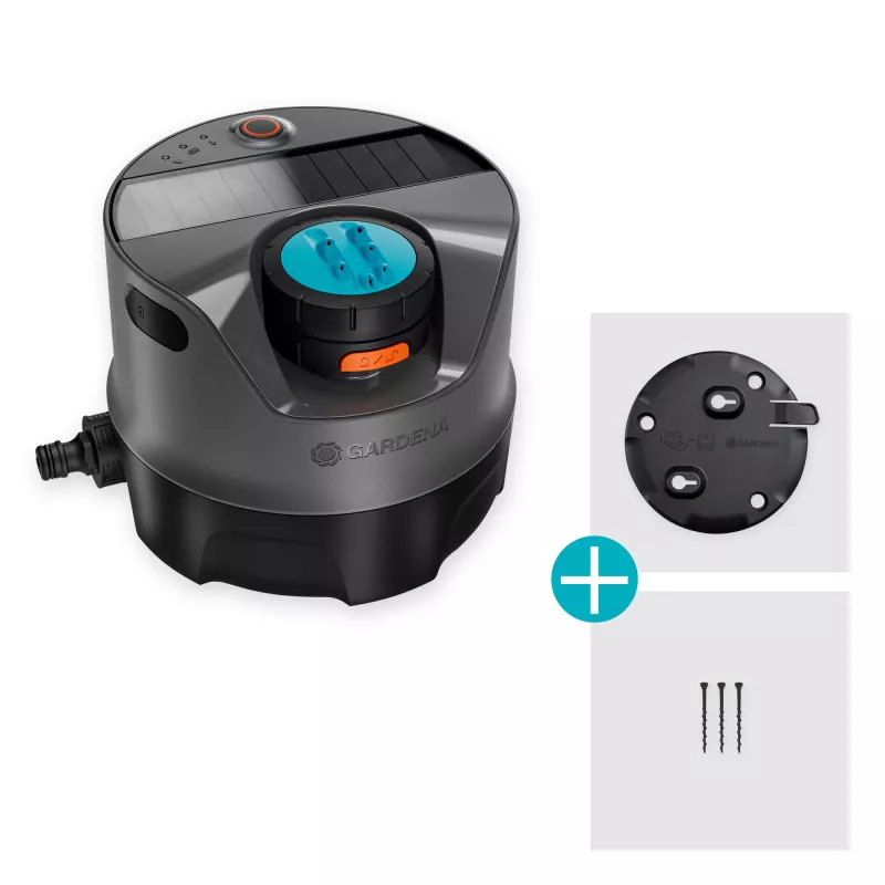 Aspersor circular Gardena AquaPrecise Negro Azul Gris 1 ud.