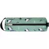 Estuche blando Herlitz Quattro Crazy Zebra Poliéster Negro Verde Blanco 215x70x80mm