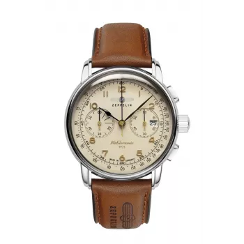 Reloj de cuarzo Zeppelin Mediterranee 9670-5 — Acero inoxidable, resistente al agua