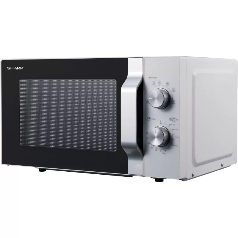 Microondas Sharp R204WA plata, blanco microondas solo encimera 20 l 800 W