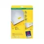 Etiquetas autoadhesivas de organización por colores Avery Zweckform L6037-20, Removibles, Amarillo, A4, 189 etiquetas/hoja (3780 uds.)