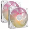 Ventilador Corsair iCUE LINK RX140 MAX RGB 14 cm blanco 2 uds. 300-1600 RPM