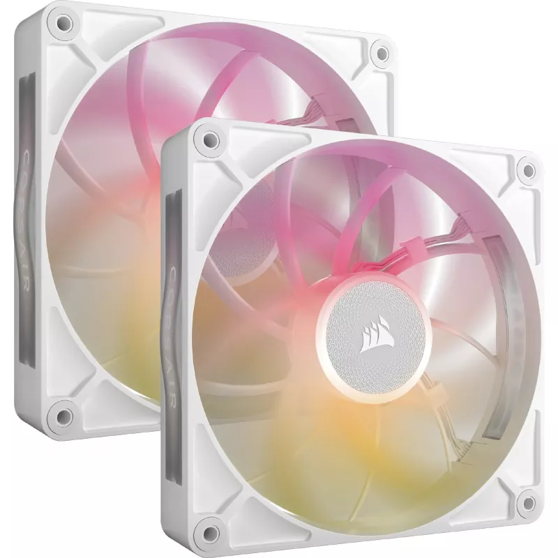 Ventilador Corsair iCUE LINK RX140 MAX RGB 14 cm blanco 2 uds. 300-1600 RPM