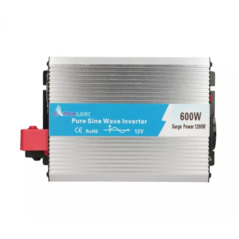Convertidor de tensión Extralink OPIP-600W 12V 600W onda sinusoidal pura