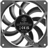 Ventilador de carcasa SILVERSTONE SST-AS120B 120mm negro transparente, 3-Pin