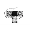 EK Water Blocks EK-Quantum Impulse 120 D-RGB PWM ventilador de caja, 120 mm, negro