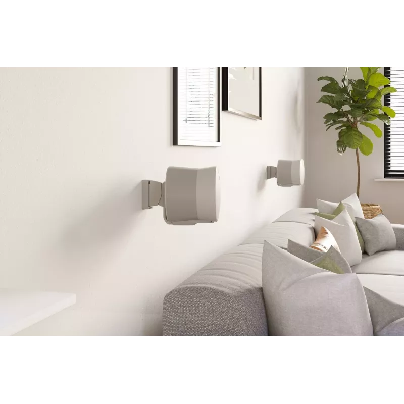 Soporte de pared Vogels | Soporte de pared para altavoz para Sonos Era 300 | Inclinable, orientable | Capacidad de carga máxima 7 kg | Blanco
