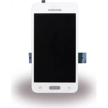 Cristal de pantalla y unidad táctil blanco Sam G355H Galaxy Core 2 (GH97-16070A)
