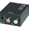 Convertidor AV SpeaKa Professional 989149 — Toslink (óptico) a RCA, adaptador de audio digital